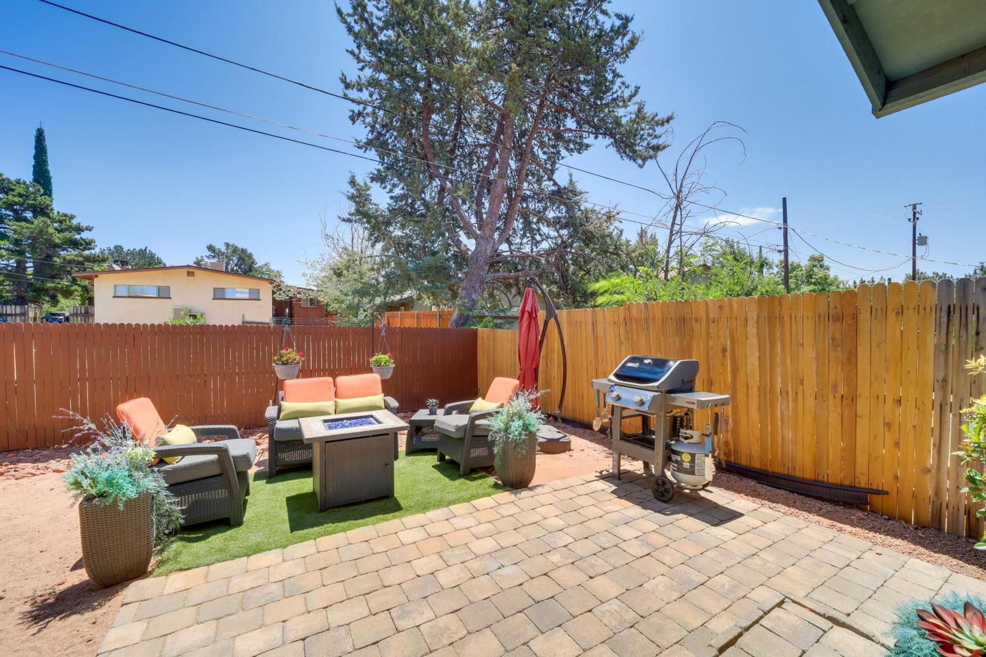 Red Rock Retreat With Patio 3 Mi To Downtown Sedona Villa Exterior foto